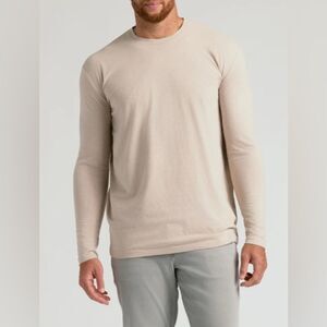 True Classic Long Sleeve Crew Neck XL Brown NWT